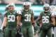 EAST RUTHERFORD, NJ - DECEMBER 08: Antonio Cromartie #31 of the New York Jets looks on during the first half against the Oakland Raiders at MetLife Stadium on December 8, 2013 in East Rutherford, New Jersey. The Jets defeat the Raiders 37-27. (Photo by M