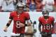 TAMPA, FL - DECEMBER 8: Quarterback Mike Glennon #8 of the Tampa Bay Buccaneers runs to the bench after a touchdown pass against the Buffalo Bills December 8, 2013 at Raymond James Stadium in Tampa, Florida. (Photo by Al Messerschmidt/Getty Images)