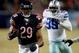 CHICAGO, IL - DECEMBER 09: Running back Michael Bush #29 of the Chicago Bears runs for a touchdown in the fourth quarter against the Dallas Cowboys during a game at Soldier Field on December 9, 2013 in Chicago, Illinois. (Photo by Jonathan Daniel/Getty