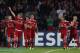 AARHUS, DENMARK - JUNE 14: Nicolai Jorgensen (2nd R) of Denmark celebrates after scoring a goal during the UEFA European Under-21 Championship Group A match between Denmark and Belarus at the Aarhus stadium on on June 14, 2011 in Aarhus, Denmark. (Photo