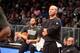 NEW YORK, NY - OCTOBER 20: Head Coach Jason Kidd of the Brooklyn Nets during an Open Practice at the Barclays Center on October 20, 2013 in the Brooklyn borough of New York City. NOTE TO USER: User expressly acknowledges and agrees that, by downloading a