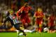 LIVERPOOL, ENGLAND - AUGUST 27: Gary Liddle of Notts County battles with Daniel Sturridge of Liverpool during the Capital One Cup Second Round between Liverpool and Notts County at Anfield on August 27, 2013 in Liverpool, England. (Photo by Laurence Gri