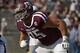 Oct 26, 2013; College Station, TX, USA; Texas A&M Aggies offensive linesman Jake Matthews (75) warms up against the Vanderbilt Commodores before the game at Kyle Field. Mandatory Credit: Thomas Campbell-USA TODAY Sports