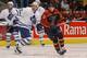 15 Jan 2002: Patrik Stefan #13 of the Atlanta Thrashers and Mikael Renberg #19 of the Toronto Maple Leafs waits for the puck during the game at the Air Canada Center in Toronto, Canada. DIGITAL IMAGE: Mandatory Credit: Dave Sanford/Getty Images/NHLI