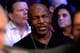 LAS VEGAS, NV - OCTOBER 12: Former boxer Mike Tyson sits in the stands as he watches Orlando Cruz fight Orlando Salido (both not pictured) during their WBO featherweight championship bout at the Thomas & Mack Center on October 12, 2013 in Las Vegas, Neva