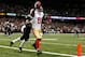 NEW ORLEANS, LA - NOVEMBER 17: Anquan Boldin #81 of the San Francisco 49ers pulls in this touchdown reception against Corey White #24 of the New Orleans Saints at Mercedes-Benz Superdome on November 17, 2013 in New Orleans, Louisiana. (Photo by Kevin C.