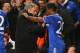 LONDON, ENGLAND - NOVEMBER 06: Samuel Eto'o of Chelsea celebrates with Jose Mourinho the Chelsea manager after scoring the opening goal during the UEFA Champions League Group E match between Chelsea and FC Schalke 04 at Stamford Bridge on November 6, 201