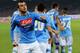 NAPLES, ITALY - DECEMBER 07: Goran Pandev of Napoli celebrates after scoring the opening goal during the Serie A match between SSC Napoli and Udinese Calcio at Stadio San Paolo on December 7, 2013 in Naples, Italy. (Photo by Giuseppe Bellini/Getty Image