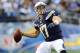 Dec 8, 2013; San Diego, CA, USA; San Diego Chargers quarterback Philip Rivers (17) throws the ball during the second half against the New York Giants at Qualcomm Stadium. The Chargers won 37-14. Mandatory Credit: Christopher Hanewinckel-USA TODAY Sports