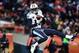 Dec 8, 2013; Denver, CO, USA; Tennessee Titans wide receiver Justin Hunter (15) pulls in a forty one yard touchdown reception in the third quarter against the Denver Broncos at Sports Authority Field at Mile High. Mandatory Credit: Ron Chenoy-USA TODAY Sp