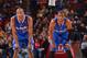PHILADELPHIA, PA - DECEMBER 9: Willie Green #34 and Chris Paul #3 of the Los Angeles Clippers look on against the Philadelphia 76ers at the Wells Fargo Center on December 9, 2013 in Philadelphia, Pennsylvania. NOTE TO USER: User expressly acknowledges and