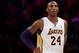LOS ANGELES, CA - DECEMBER 08: Kobe Bryant #24 of the Los Angeles Lakers waits for play to begin during a 116-94 loss to the Toronto Raptors at Staples Center on December 8, 2013 in Los Angeles, California. NOTE TO USER: User expressly acknowledges and