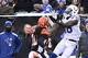 Jones made a great play on this ball to knock it out of Rogers' hands.