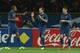 PARIS, FRANCE - OCTOBER 11: Johan Cabaye of France celebrates with team mates Loic Remy (L) and Mathieu Debuchy after scoring a goal during the International Friendly match between France and Australia at Parc des Princes on October 11, 2013 in Paris, Fr