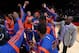 WASHINGTON, DC - NOVEMBER 23: Carmelo Anthony #7 of the New York Knicks enters the court during pre-game announcements against the Washington Wizards during the game at the Verizon Center on November 23, 2013 in Washington, DC. NOTE TO USER: User expressl