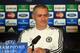 COBHAM, ENGLAND - DECEMBER 10: Manager Jose Mourinho and Branislav Ivanovic talk to the media during the Chelsea FC Training press conference ahead of tomorrow's UEFA Champions League match against FC Steaua Bucuresti on December 10, 2013 in Cobham, Engl