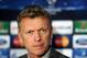 MANCHESTER, ENGLAND - DECEMBER 09: Manchester United manager David Moyes speaks at a press conference ahead of their UEFA Champions League Group A match against Shakhtar Donetsk, at Old Trafford on December 09, 2013 in Manchester, England. (Photo by Chris