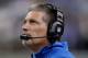 DETROIT, MI - NOVEMBER 28: Head coach Jim Schwartz looks on while playing the Green Bay Packers at Ford Field on November 28, 2013 in Detroit, Michigan. (Photo by Gregory Shamus/Getty Images)