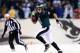 PHILADELPHIA, PA - DECEMBER 08: Nick Foles #9 of the Philadelphia Eagles carries the ball in the fourth quarter against the Detroit Lions on December 8, 2013 at Lincoln Financial Field in Philadelphia, Pennsylvania.The Philadelphia Eagles defeated the De