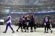Dec 8, 2013; Baltimore, MD, USA; Baltimore Ravens players celebrate after tight end Dennis Pitta (88) scores a touchdown in the fourth quarter against the Minnesota Vikings at M&T Bank Stadium. Mandatory Credit: Evan Habeeb-USA TODAY Sports