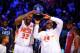 PHOENIX - FEBRUARY 15: (L-R) Shaquille O'Neal #32 and Kobe Bryant #24 of the Western Conference hold up the MVP trophy as they were named co-MVP's at the 58th NBA All-Star Game, part of 2009 NBA All-Star Weekend, at US Airways Center on February 15, 2009