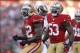 Patrick Willis and NaVorro Bowman will attempt to shut down Bobby Rainey.