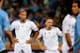 CAPE TOWN, SOUTH AFRICA - JUNE 11: Thierry Henry and Franck Ribery of France look dejected during the 2010 FIFA World Cup South Africa Group A match between Uruguay and France at Green Point Stadium on June 11, 2010 in Cape Town, South Africa. (Photo by