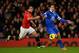 MANCHESTER, ENGLAND - DECEMBER 04: Rafael of Manchester United competes with Steven Pienaar of Everton during the Barclays Premier League match between Manchester United and Everton at Old Trafford on December 4, 2013 in Manchester, England. (Photo by M