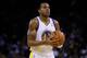 OAKLAND, CA - NOVEMBER 20: Andre Iguodala #9 of the Golden State Warriors in action against the Memphis Grizzlies at ORACLE Arena on November 20, 2013 in Oakland, California. NOTE TO USER: User expressly acknowledges and agrees that, by downloading and