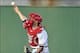 Jun 25, 2013; Woodbridge, VA, USA; Potomac Nationals catcher Adrian Nieto (17) throws down to second base in the third inning against the Myrtle Beach Pelicans at Pfitzner Stadium. Mandatory Credit: Joy R. Absalon-USA TODAY Sports