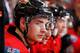 CALGARY, AB - NOVEMBER 14: Sean Monahan #23 of the Calgary Flames on the bench in a game against the Dallas Stars at Scotiabank Saddledome on November 14, 2013 in Calgary, Alberta, Canada. (Photo by Gerry Thomas/NHL via Getty Images)
