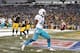 PITTSBURGH, PA - DECEMBER 08: Charles Clay #42 of the Miami Dolphins scores on a 12 yards touchdown pass against the Pittsburgh Steelers during the game on December 8, 2013 at Heinz Field in Pittsburgh, Pennsylvania. (Photo by Justin K. Aller/Getty Imag