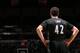 MINNEAPOLIS, MN - NOVEMBER 27: Kevin Love #42 of the Minnesota Timberwolves looks on during the game against the Denver Nuggets on November 27, 2013 at Target Center in Minneapolis, Minnesota. NOTE TO USER: User expressly acknowledges and agrees that, by
