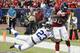 HOUSTON, TX - NOVEMBER 03: Andre Johnson #80 of the Houston Texans grabs a five yard pass away from Vontae Davis #23 of the Indianapolis Colts for a touchdown in the second quarter at Reliant Stadium on November 3, 2013 in Houston, Texas. (Photo by Bob