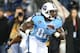 NASHVILLE, TN - NOVEMBER 14: Delanie Walker #82 of the Tennessee Titans carries the ball against the Indianapolis Colts in the first quarter at LP Field on November 14, 2013 in Nashville, Tennessee. (Photo by Andy Lyons/Getty Images)