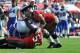 TAMPA, FL - DECEMBER 8: Linebacker Lavonte David #54 of the Tampa Bay Buccaneers sacks quarterback E. J. Manuel #3 of the Buffalo Bills December 8, 2013 at Raymond James Stadium in Tampa, Florida. (Photo by Al Messerschmidt/Getty Images)