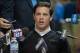 Dec 17, 2012; South Bend, IN, USA; Notre Dame Fighting Irish defensive coordinator Bob Diaco answers questions at the Notre Dame BCS national championship media day at the Loftus Sports Center. Mandatory Credit: Matt Cashore-USA TODAY Sports