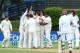 WELLINGTON, NEW ZEALAND - DECEMBER 13: Trent Boult of New Zealand is congratulated by teammates after taking the wicket of Darren Sammy of the West Indies during day three of the Second Test match between New Zealand and the West Indies at Basin Reserve