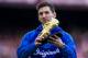 BARCELONA, SPAIN - NOVEMBER 23: Lionel Messi of FC Barcelona poses the Golden Boot for scoring 46 goals last season prior to the La Liga match between FC Barcelona and Granda CF at Camp Nou on November 23, 2013 in Barcelona, Spain. (Photo by David Ramos