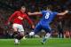 MANCHESTER, ENGLAND - AUGUST 26: Wayne Rooney of Manchester United is challenged by Frank Lampard of Chelsea during the Barclays Premier League match between Manchester United and Chelsea at Old Trafford on August 26, 2013 in Manchester, England. (Photo