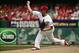 Sep 25, 2013; St. Louis, MO, USA; St. Louis Cardinals starting pitcher Shelby Miller (40) delivers a pitch against the Washington Nationals at Busch Stadium. Mandatory Credit: Scott Rovak-USA TODAY Sports