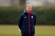 ST ALBANS, ENGLAND - DECEMBER 10: Arsenal manager Arsene Wenger during an Arsenal training session ahead of their UEFA Champions League group F match against Napoli at London Colney on December 10, 2013 in St Albans, England. (Photo by Scott Heavey/Gett