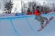 Feb 23, 2012; Stoneham, QC, CAN; Shuang Li (CHN) during the Snowboard half-pipe Women's finals at the LG/FIS World Cup at Stoneham. Li won the silver medal. Mandatory Credit: Jean-Yves Ahern-USA TODAY Sports