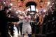 NEW YORK, NY - FEBRUARY 27: Carmelo Anthony #7 of the New York Knicks greets fans following his team's victory against the Golden State Warriors on February 27, 2013 at Madison Square Garden in New York City. NOTE TO USER: User expressly acknowledges and