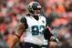 Dec 1, 2013; Cleveland, OH, USA; Jacksonville Jaguars defensive end Tyson Alualu (93) against the Cleveland Browns at FirstEnergy Stadium. Mandatory Credit: Andrew Weber-USA TODAY Sports