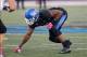 Oct 19, 2013; Buffalo, NY, USA; Buffalo Bulls linebacker Khalil Mack (46) against the Massachusetts Minutemen at University of Buffalo Stadium. Mandatory Credit: Timothy T. Ludwig-USA TODAY Sports