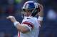 SAN DIEGO, CA - DECEMBER 08: Quarterback Eli Manning #10 of the New York Giants warms up prior to the start of the game against the San Diego Chargers at Qualcomm Stadium on December 8, 2013 in San Diego, California. (Photo by Jeff Gross/Getty Images)