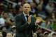 HOUSTON, TX - NOVEMBER 29: Jason Kidd of the Brooklyn Nets watches a play against the Houston Rockets during the game at Toyota Center on November 29, 2013 in Houston, Texas. NOTE TO USER: User expressly acknowledges and agrees that, by downloading and