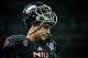 Dec 6, 2013; Detroit, MI, USA; Northern Illinois Huskies quarterback Jordan Lynch (6) on the sidelines during the second quarter against the Bowling Green Falcons at Ford Field. Mandatory Credit: Andrew Weber-USA TODAY Sports