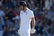 PERTH, AUSTRALIA - DECEMBER 14: England captain Alastair Cook reacts after being dismissed by Nathan Lyon of Australia during day two of the Third Ashes Test Match between Australia and England at WACA on December 14, 2013 in Perth, Australia. (Photo by